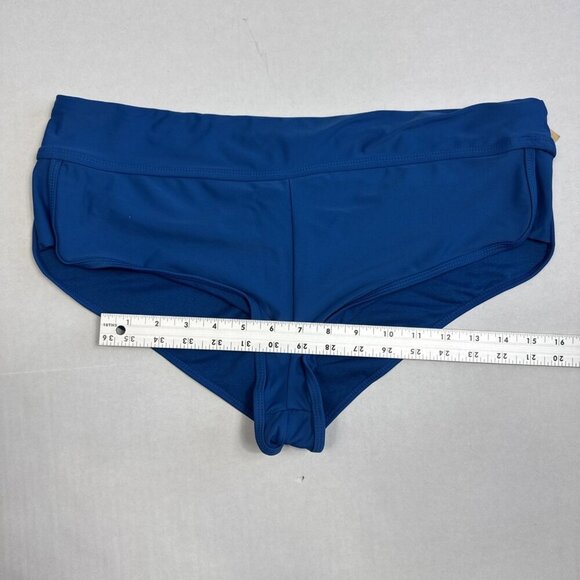 Urbanology Women's XL High Waist Swim Bottom Blue NWT - Picture 3 of 14